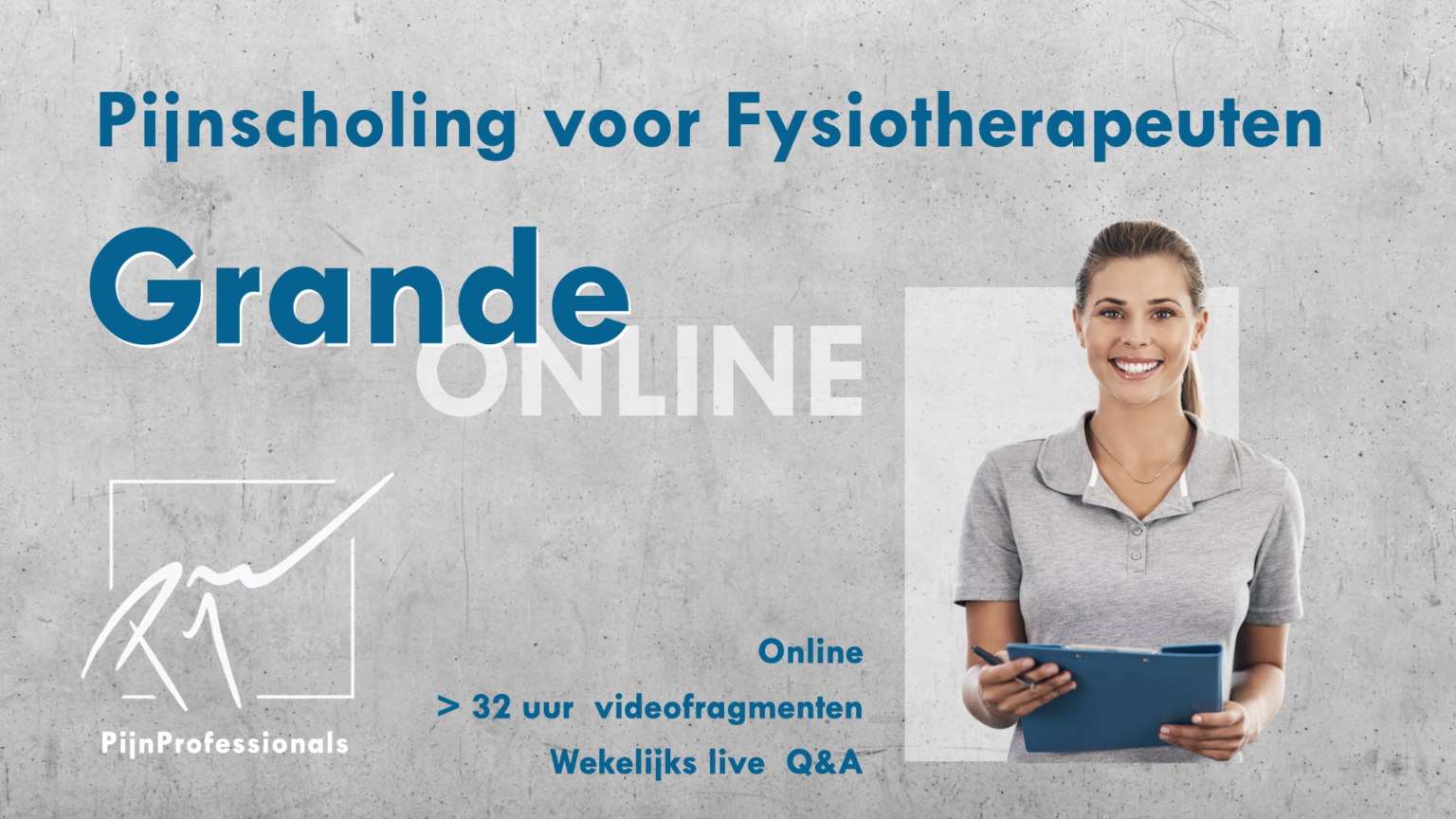 Cursus Pijn voor Fysiotherapeuten Grande Pijn Professionals